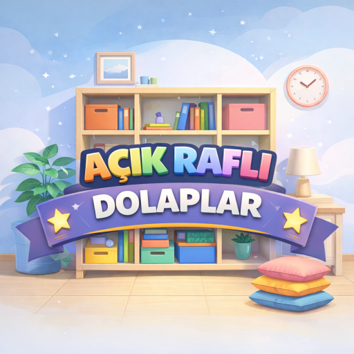 Açık Raflı Dolaplar Anaokulu ve Kreş Sınıf Raf Sistemleri
